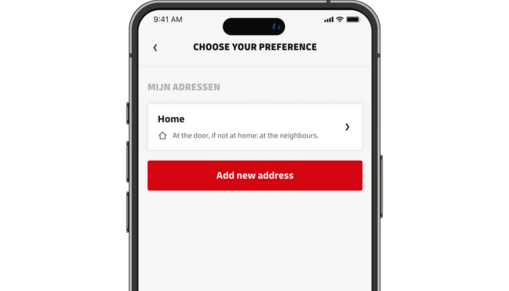 Set your delivery preference Step 3 Set your delivery preference Step 3